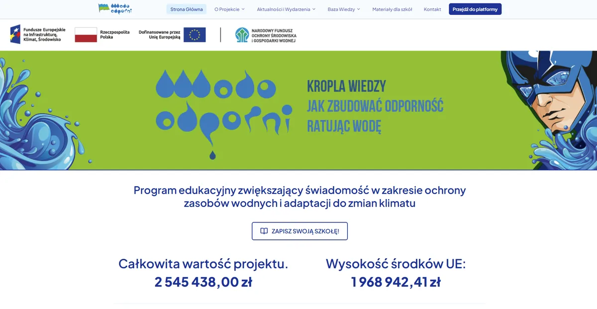 Wodoodporni — platforma edukacyjna