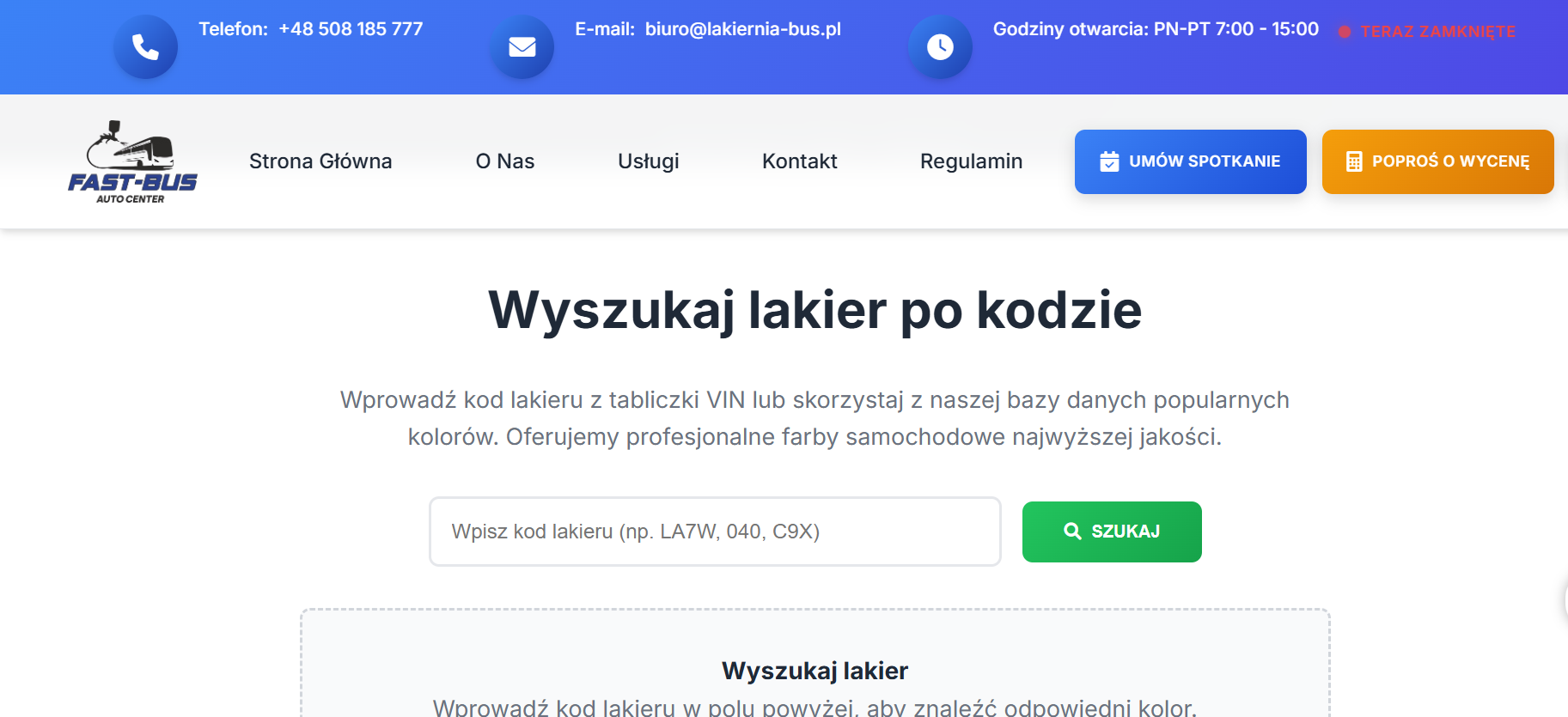 Landing page – projekt 3